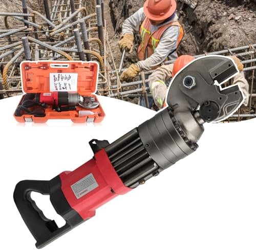 Troncatrice idraulica portatile per tondo per cemento armato da 4-16mm,taglierina elettrica per tondo per cemento armato,velocità taglio rapida 2~2,5s,attrezzatura da taglio per l'edilizia,A