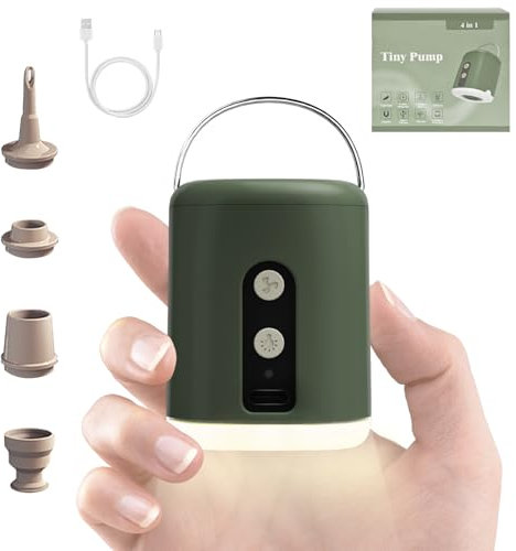 Pompa Elettrica Per Materasso Gonfiabile, Pompa Per Materasso Gonfiabile Con 4 Ugelli, 1600mAh Gonfiatore Elettrico Portatile Per Giocattoli Da Piscina, Galleggianti, Per Campeggio e Viaggi