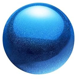 SANWA Trackball 34mm/1.34in, Ersatzkugel für Logitech M575, M570, MX Ergo, Kensington und andere kompatible Trackball-Mäuse, Glänzend Blau