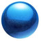 SANWA Trackball 34mm/1.34in, Ersatzkugel für Logitech M575, M570, MX Ergo, Kensington und andere kompatible Trackball-Mäuse, Glänzend Blau