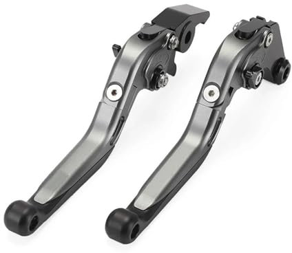 Motorrad Bremshebel Für F900R SE F900XR TE 2020 2021 2022 2023 2024 Motorrad Kupplung Bremshebel CNC Griffe Einstellbare Falten Verlängerung BremsKupplungshebel(Gray Black)