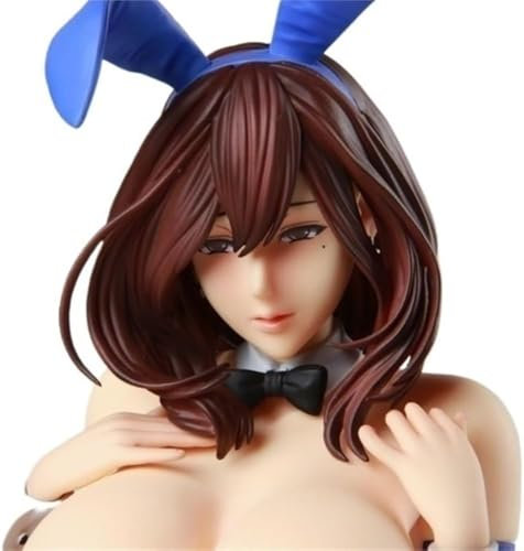 NOPQRZTU Ecchi Anime Figuren Hentai Figur Action Hiromi Bunny Girl Figure Cartoon Spielzeug Figuren Niedlich Mädchen Anime Girl Collection Figure Toy Cartoon Collection 27cm (Deluxe Edition) (Yuko