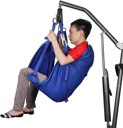 Patientenlifter, Toilettenschlinge, geteilte Beinschlinge für Dusche, Ganzkörper-Toilettenschlinge, Patientenhilfe für Duschstuhl, bariatrische Senioren, Toilettentransfer, Zuhause und Pflegeheime