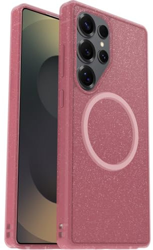 OtterBox Cover per Samsung Galaxy S25 Ultra Symmetry Seires Clear con Magneti, resistente a shock e cadute fino; sottile, testata 3x norme MIL-STD 810G, Rosa