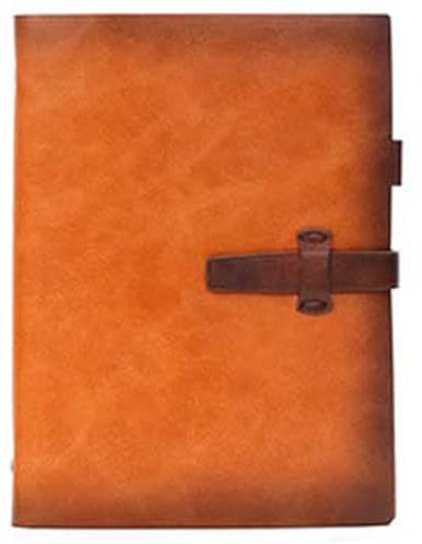 Aurora digital - Nachfüllbar echtes Leder Notizbuch mit persönlicher Gravur -Individuell graviertes Ledernotizbuch aus Rindsledern.