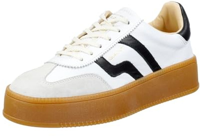 GANT 32531202/G265 Damen Sneaker Low Leder in Weiss-Kombi - Gr. 36