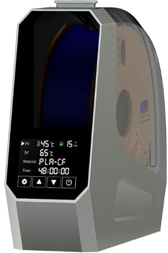 LHQYA 145W Filament Dehydrator, 3d Printer Filament Dryer Box with 3.7-Inch Touch Screen, Box Temperature: 45-70°, Heating Time Setting: 1-48h, for Engineering Materials