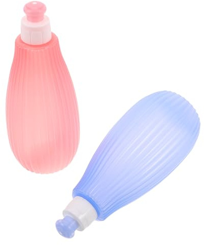 JOINPAYA Bidet Portable à Main 2pcs pour Nourrissons 350ml, Nettoyeur de Fesses en Pp, Solution D'hygiène Portable pour Bain et Nettoyages Rapides