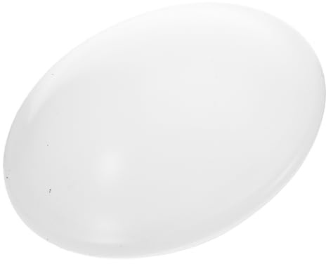DOITOOL Cubierta de Luz para Ventilador de Techo Acrílica 21 Cm Diámetro X 2 Cm Alto, Pantalla Redonda Reemplazo para Lámparas de Mesa y Colgantes, Iluminación Exterior Jardín, Pantalla