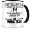 Samunshi® Ich denke an Wing Tsun Tasse Kaffeetasse Teetasse Kaffeepott Kaffeebecher Becher