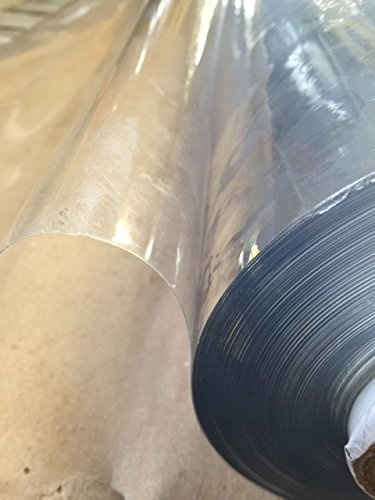 generique - CREADETEX.COM 11 Euros/m Nappe Cristal Rouleau de 30 metres Epaisse 0.50 mm PVC Transparente au Metre Largeur 140 cm