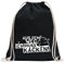 Kiwistar - Turnbeutel - schwarz - Aus dem Weg Muss kacken! Shit Klo Termin - Fun Rucksack Sport Beutel Gymsack Baumwolle mit Ziehgurt