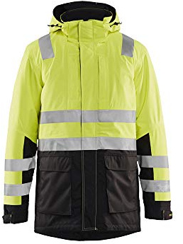 Blaklader 4495198733994XL Winterparka, High Vis Gelb/Schwarz, Größe 4XL