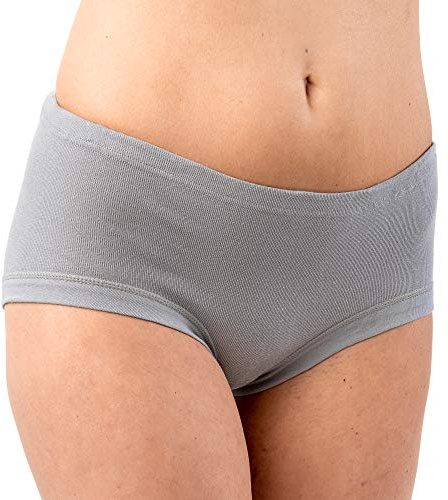 HERMKO 3er Pack Damen Taillenslip aus 100% Bio-Baumwolle mit Tunnelzug und elastischem Beinabschluss 9114001
