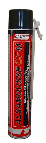Mousse polyuréthane manuelle ALSAMOUSSE CF B1 coupe feu 750 ml - PO08141 - Alsafix