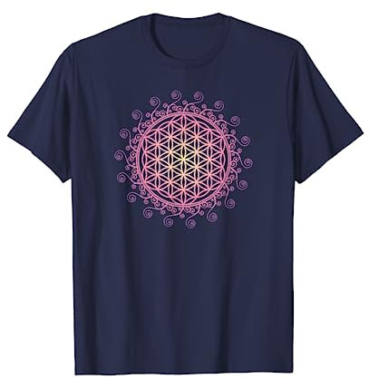 Blume des Lebens, Heilige Geometrie, Yoga, Gesundheit T-Shirt