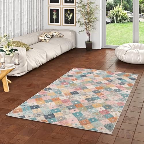 In & Outdoor für Terrasse und Balkon Designer Teppich Lagos Bunt Pixel in 5 Größen
