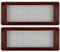 Roshield Pest Proofing Air Brick Mesh Vent Cover | Mouse Insect Rodent Control Prevention x 2 (Brown, Standard)