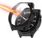 Niboow Cover Compatibile con Xiaomi Watch S1, con 9H Vetro Temperato Protezione Di Schermo, 3D HD Rigida PC Anti-Graffio Anti-Caduta Custodia per Xiaomi Watch S1 - Nero