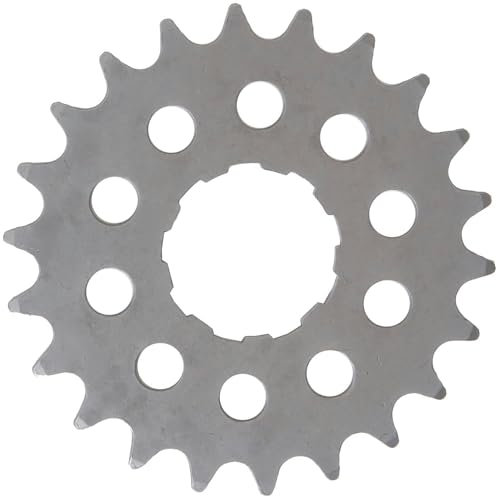 Enviolo Unisex – Erwachsene Steck-Zahnkranz-03376027 Steck-Zahnkranz, Silber, 22 Zähne