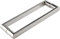 BAZAC Maniglia per porta in vetro per doccia per bagno, in acciaio inox cromato lucido, maniglia per porta scorrevole in vetro, 200 mm