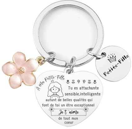 MNBVBV Cadeau Fils Fille Porte Clés Homme Femme Cadeau D'anniversaire Garçon Fille Enfant Je T'aime Mon Fils Ma Fille