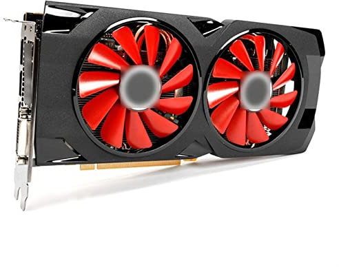 SCOOVY Fit for Xfx RX 570 8 Go Cartes Graphiques GPU AMD Radeon Rx570 8 Go Cartes d'écran vidéo Pubg Bureau de Bureau Pc Carte de Jeu Informatique HDMI Pas minier