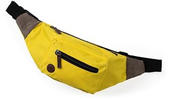 SCHIETWETTER Unisex, Herren Bauchtasche Min Lütten, Gürteltasche, Hüfttasche, Hipbag, Crossbag funktional, weich & stabil gelb OS