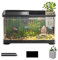 Aquarium-Setup-Set, komplettes Aquarium-Set, dekoratives Salzwasser-Aquarium-Set, kreatives Fischaquarium mit Korb, vielseitige Aquarien für Quallen, Guppy