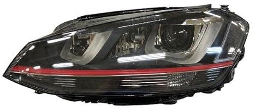 Ricam 10824 Xenon-Scheinwerfer D3S-H7-H21 mit elektrischem LED-Motor für Golf VII rechte Seite (Beifahrerseite) von 2012/11 bis 2016/10