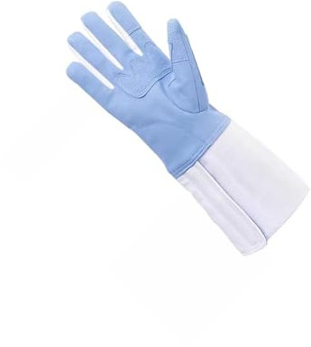 KXJPIZIYB Fechthandschuhe für Die Rechte Hand, Waschbar, rutschfeste Handschuhe für Florettdegen, Wettkampffechtausrüstung mit Gummipolstern(10.5#)
