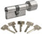 ABUS Bravus.2500 MX Magnet Knaufzylinder 50|40K | Sicherheitszylinder mit Magnet-Technologie | Höchster Kopierschutz | Patentschutz bis 2038 | 5 Schlüssel + Sicherungskarte | Einzelschließend