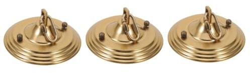 CANIGHT 3piezas Placa De Montaje Para Lámpara De Techo Base De Canopy Decorativa Accesorio Para Instalación De Lámparas Salones Dormitorios y Pasillos Color Retro Resistente y