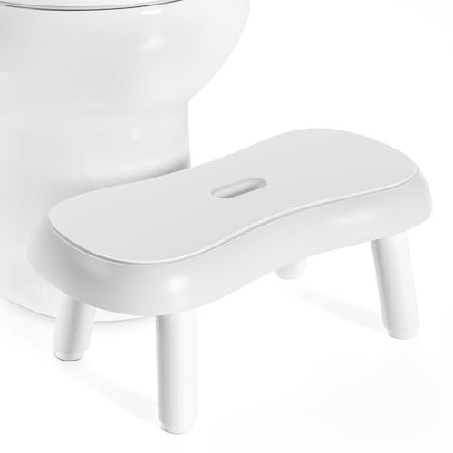 SAMODRA Toilettenhocker Erwachsene 17 cm bis 23 cm verstellbare Höhen - Badhocker/WC Klohocker - Kniebeugenhaltung verbessert die Darmgesundheit und lindert Verstopfung