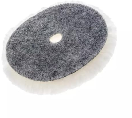 ChimpTools - Koch Chemie Natur Lammfell Polier Pad Schleifpad für stark verwitterte Lacke - sehr abrasives Polierpad für Poliermaschinen Ø135mm
