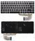 AJPARTS UK New Laptop Keyboard for HP EliteBook 840 G3, 740 G3, 745 G3, 848 G3 PN: 836308-031, 819877-031 Backlit UK Layout English Keyboard QWERTY with Mouse Pointer Silver