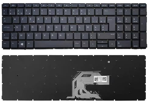 RTDPART Laptop Keyboard For HP ProBook 450 G6 450 G7 455 G6 455R G6 455 G7 477 G5 Without Backlit no Frame Belgium BE Black