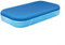 Bâche de Piscine Rectangulaire en Polyéthylène Robuste avec Protection UV Système de Rétention de la Chaleur (262 × 175 cm)