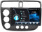 9 Pulgadas HD Pantalla Táctil Android 14 Radio De Coche 2 DIN para Honda Civic 2000 2001-2006 con GPS Navegación WiFi Control En El Volante AHD Cámara Trasera Bluetooth Carplay(Y2 2+32G)