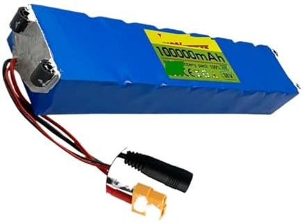 1 batería de Litio for Patinete eléctrico M365 de 36 V, 100 000 mAh, 10S3P, de Alta Capacidad y Larga duración.(1PCS XT60 DC Battery)