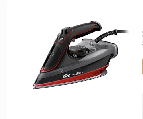 Ferro stiro vapore Braun 0127406020 FREESTYLE 5 SI 5057 RD Black e Red