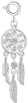 Philip Jones Traumfänger-Charm mit Zircondia®-Kristallen