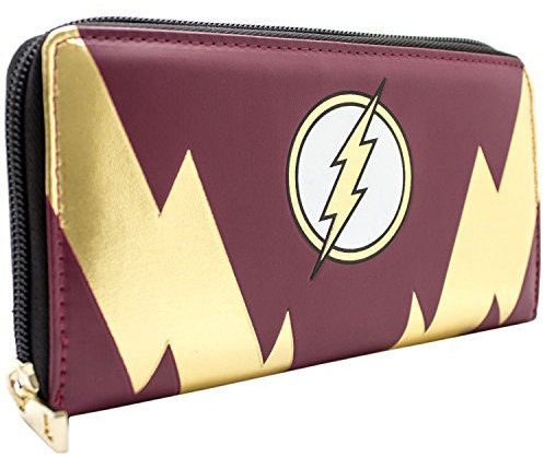 DC Comics Flash Goldblitzbolzen Rot Portemonnaie Geldbörse