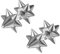 JewelryWe Fake Plug Ohrstecker Nieten: Herren Damen Edelstahl Spike Taper Nieten Kegeln Spitzen Tunnel Ohrringe Fake Ohr Plugs Ohrstecker Schraube Helix Tragus Piercings Punk Hip Hop Silber