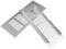 Air Vent Grille, zosenda 2 Pcs Metal Ventilation Cover Heat Vent Grill Door Vent for Wardrobe Shoe Cabinet Sink Kitchen Worktop Bathroom (80 x 200 mm)