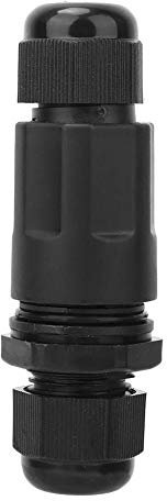 LED Wire Cable Connector, IP68 Waterproof Connector Male and Female Plug Socket Outdoor Use Cable Gland Joint for Outdoor Led Light 2Pin 3Pin 4Pin(3 Pin)