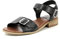 Bucidi, Sandales Femme, Noir, 40