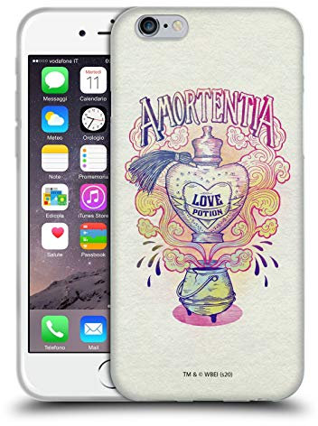 Head Case Designs Offizielle Harry Potter Liebestrank Deathly Hallows XXVI Soft Gel Handyhülle Hülle kompatibel mit Apple iPhone 6 / iPhone 6s