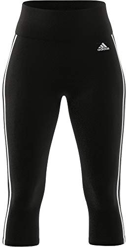 adidas Damen 3/4 Sport Tight, Black/White, L EU