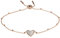 Fossil Armband Für Frauen Vintage Glitz, Länge: 216mm Rose Gold Edelstahlarmband, JF03647791